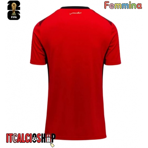 Egitto Prima Maglia Femmina Mondiali 2026 Manica Corta